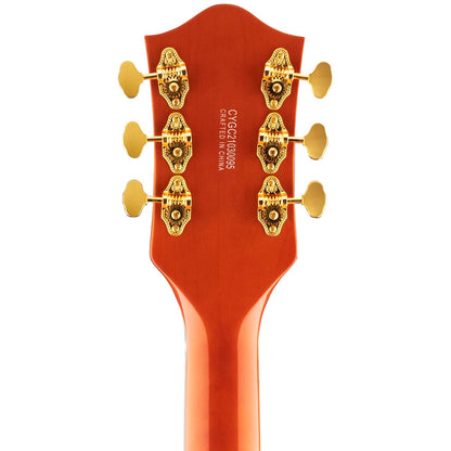 Gretsch G5422TG Electromatic® Classic Hollow Body Double-Cut Electric Guitar, Orange Stain