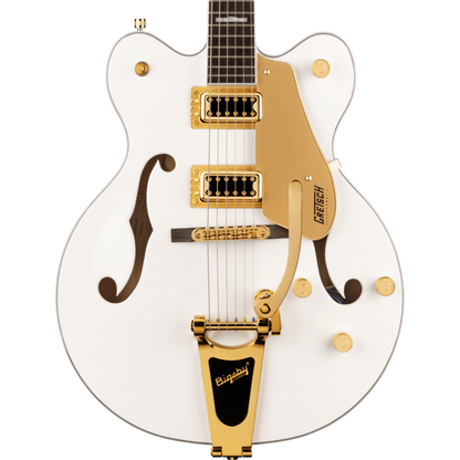 Gretsch G5422TG Electromatic® Classic Hollow Body Electric Guitar, Snowcrest White