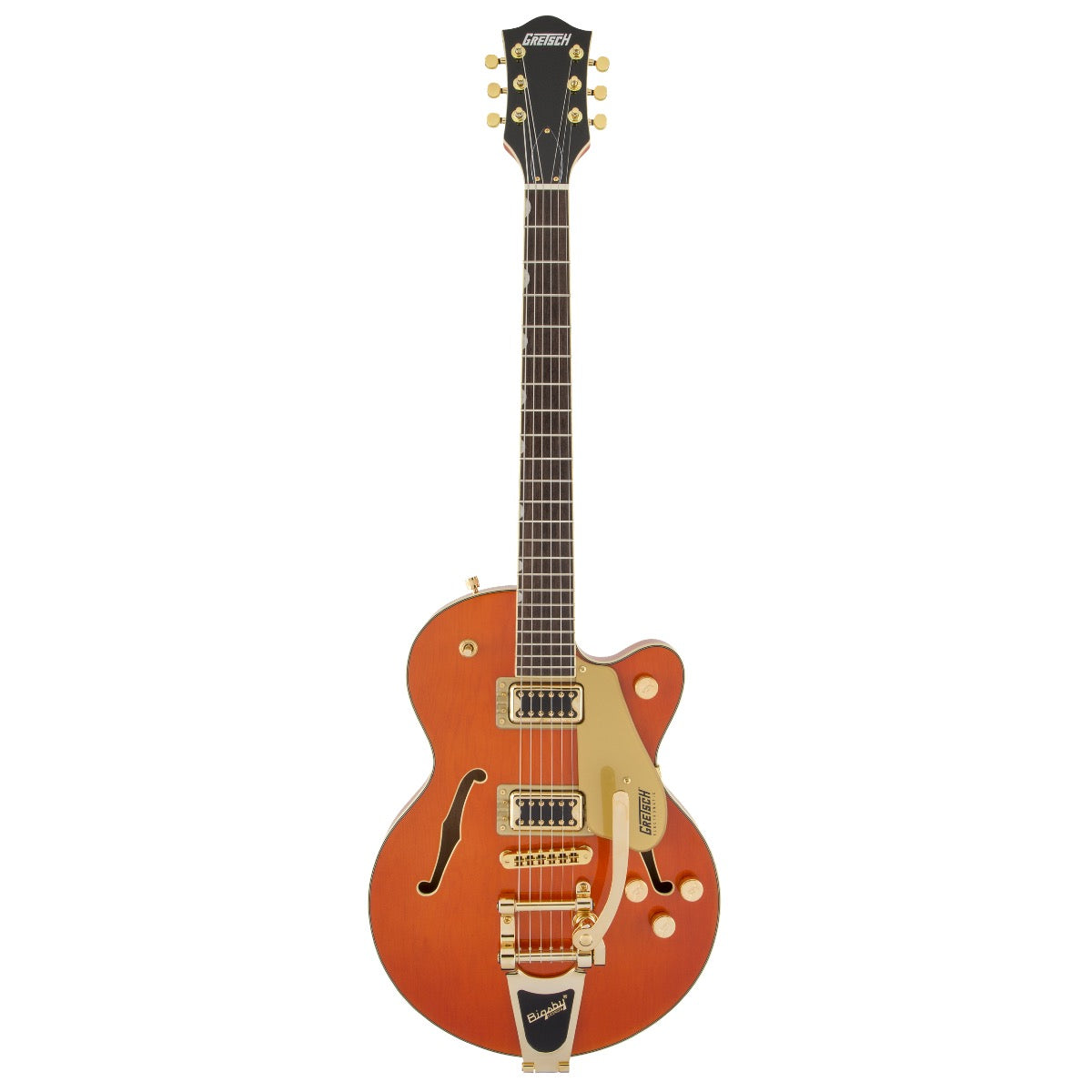 Gretsch G5655TG Electromatic® Center Block Jr. Single-Cut Semi Hollow Electric Guitar, Orange Stain