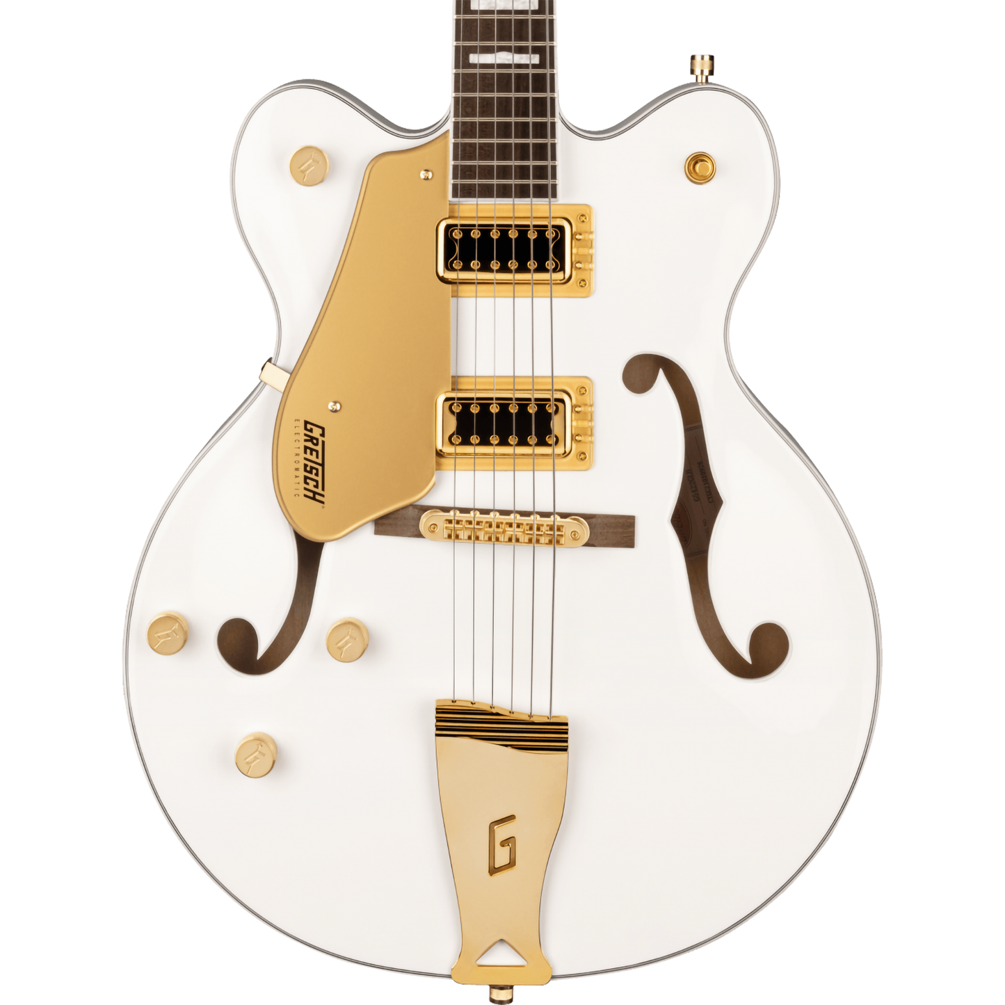 Gretsch G5422GLH Electromatic® Classic Hollow Body Double-Cut Left-Handed Electric Guitar, Snowcrest White