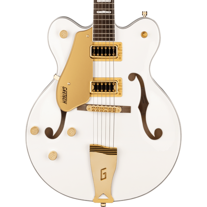 Gretsch G5422GLH Electromatic® Classic Hollow Body Double-Cut Left-Handed Electric Guitar, Snowcrest White