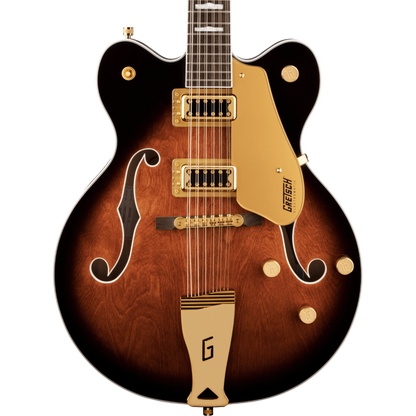 Gretsch G5422G-12 Electromatic Classic Hollow Body Double-Cut 12-String Electric Guitar, Single Barrel Burst