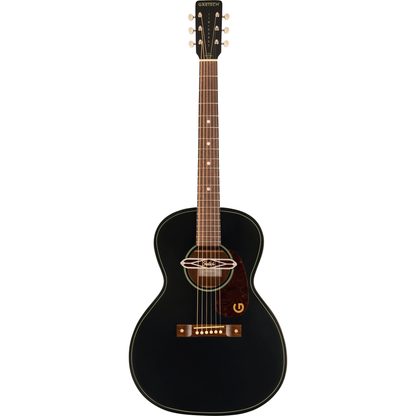 Gretsch Jim Dandy™ Deltoluxe Concert Acoustic Electric Guitar, Black Top