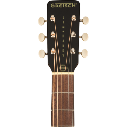 Gretsch Jim Dandy™ Deltoluxe Concert Acoustic Electric Guitar, Black Top