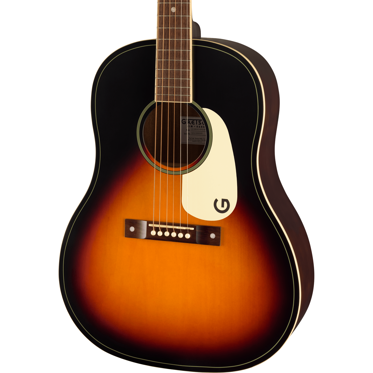 Gretsch Jim Dandy™ Dreadnought Acoustic Guitar, Rex Burst