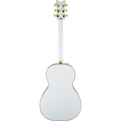 Gretsch G5021WPE Rancher™ Penguin™ Parlor Acoustic Electric Guitar, White