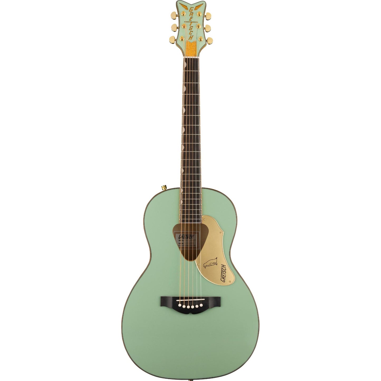 Gretsch G5021E Rancher™ Penguin™ Parlor Acoustic Electric Guitar, Mint Metallic