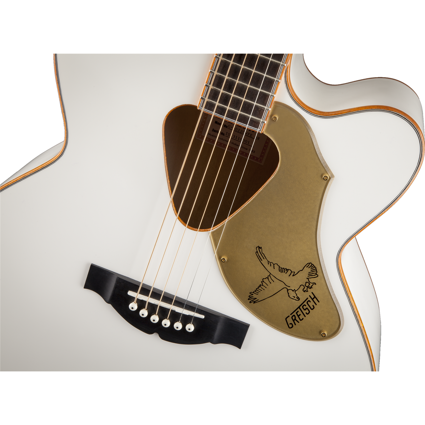 Gretsch G5022CWFE Rancher™ Falcon™ Jumbo Acoustic Electric Guitar, White