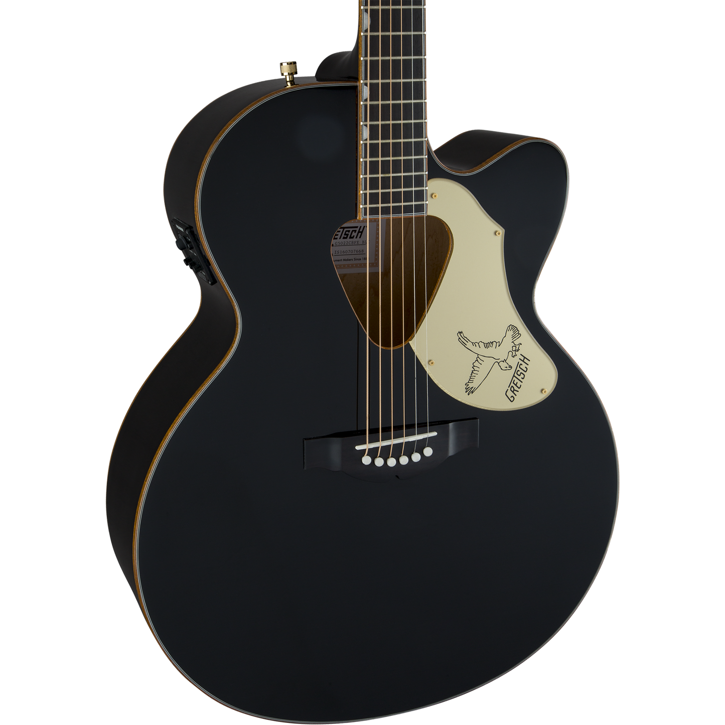 Gretsch G5022CBFE Rancher™ Falcon™ Jumbo Cutaway Acoustic Electric Guitar, Black