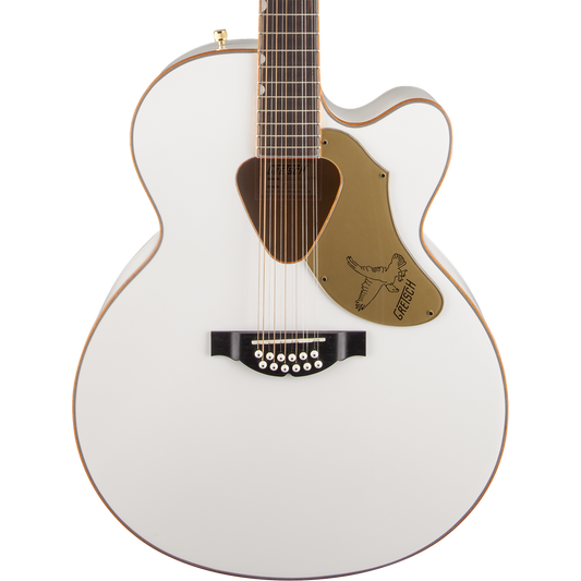 Gretsch G5022CWFE-12 Rancher Falcon Jumbo 12-String Acoustic Electric Guitar, White