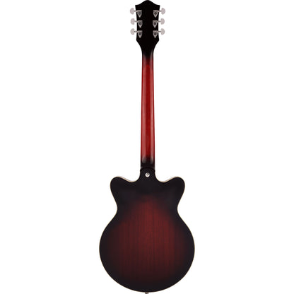 Gretsch G2655-P90 Streamliner™ Center Block Jr. Double-Cut Electric Guitar, Claret Burst