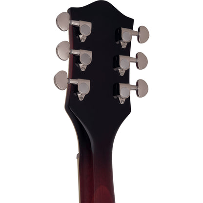 Gretsch G2655-P90 Streamliner™ Center Block Jr. Double-Cut Electric Guitar, Claret Burst