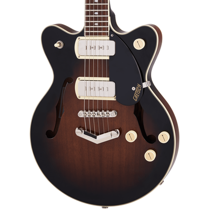 Gretsch G2655-P90 Streamliner™ Center Block Jr. Double-Cut Electric Guitar, Brownstone