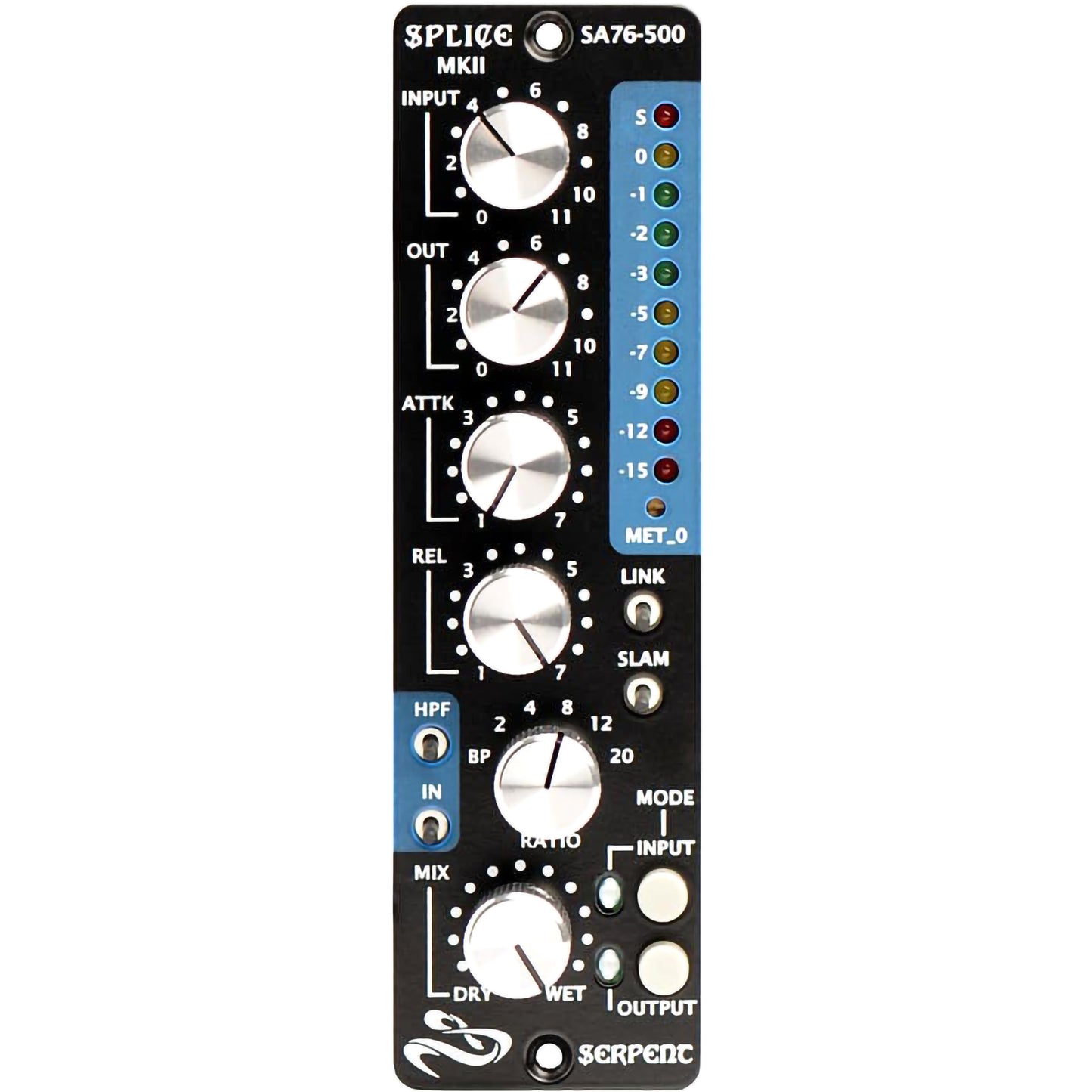 Serpent Audio 500-Series Module Splice MKII Fet Compressor