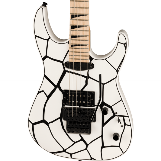 Jackson X Series Dinky DK1A Electric Guitar - Maple Fingerboard, White Tortoise