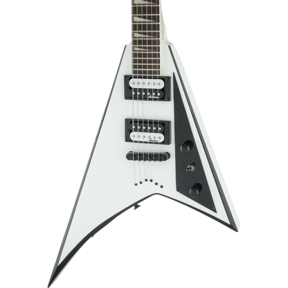 Jackson JS32T Rhoads Electric Guitar - White with Black Bevels