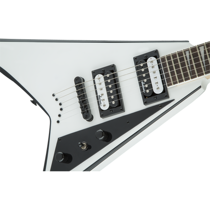 Jackson JS32T Rhoads Electric Guitar - White with Black Bevels