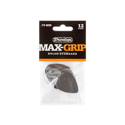 Dunlop .73 Max-Grip Nylon Standard Guitar Pick - 12-Pack