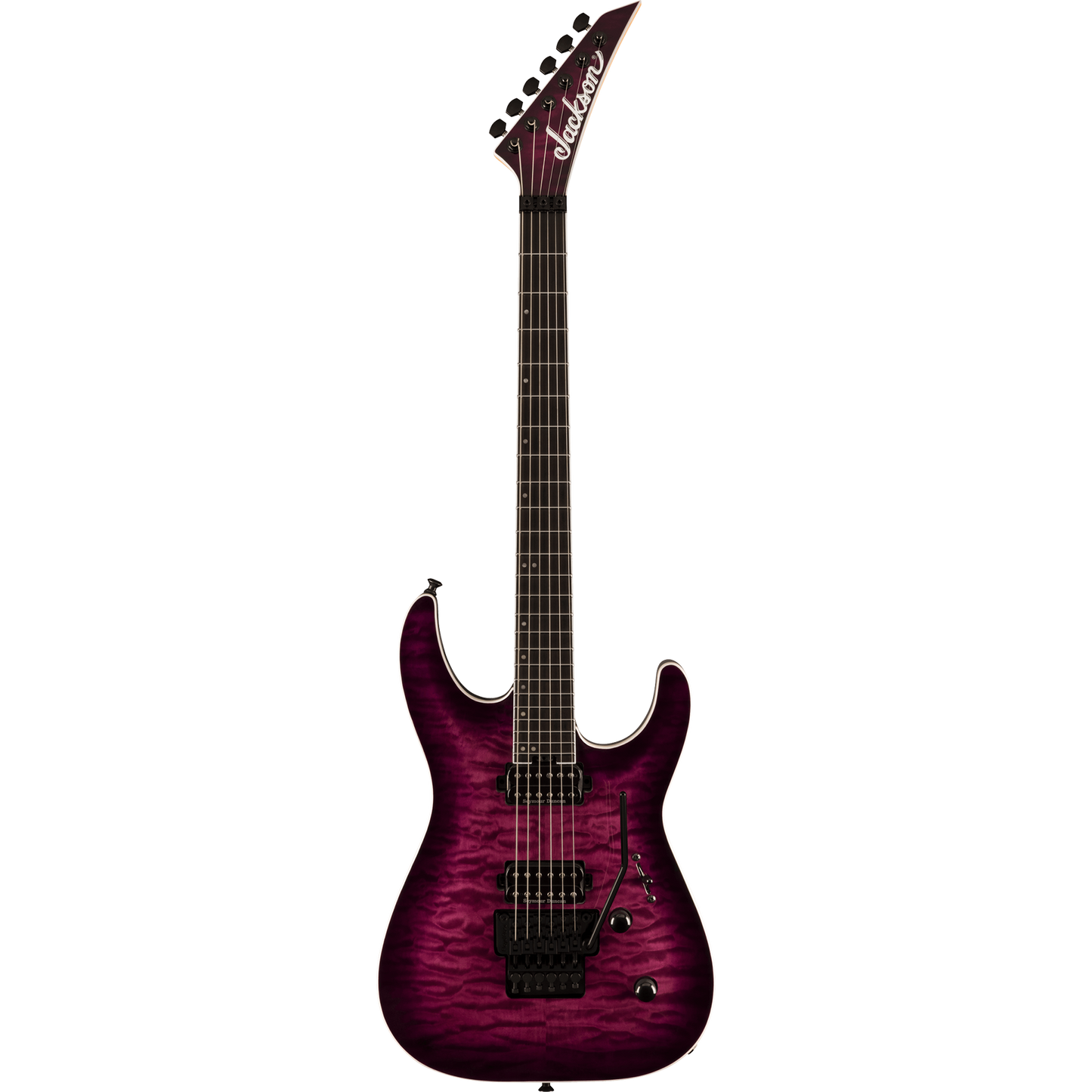 Jackson Pro Plus Series Dinky™ DKAQ Electric Guitar, Transparent Purple Burst