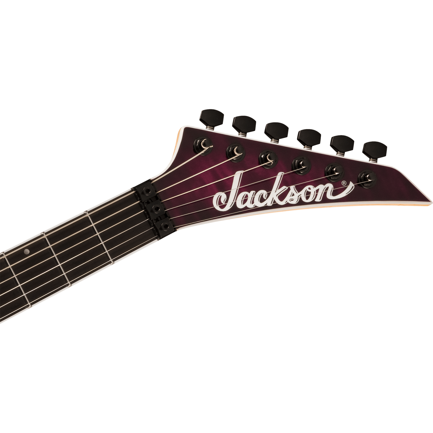 Jackson Pro Plus Series Dinky™ DKAQ Electric Guitar, Transparent Purple Burst