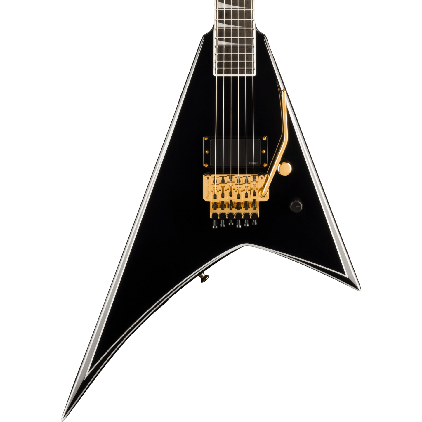 Jackson Concept Series Ltd. Edition Rhoads RR24 FR H Electric Guitar, Black White Pinstripes