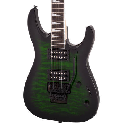 Jackson JS Series Dinky® JS32Q DKA Electric Guitar, Transparent Green Burst