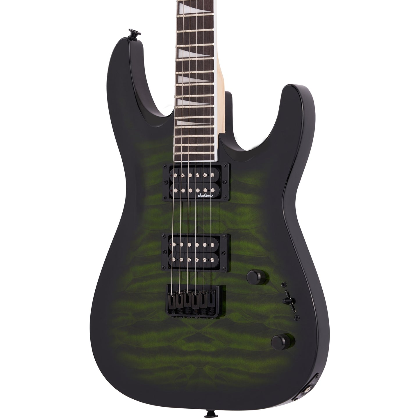 Jackson JS Series Dinky® JS32Q DKA HT Electric Guitar, Transparent Green Burst