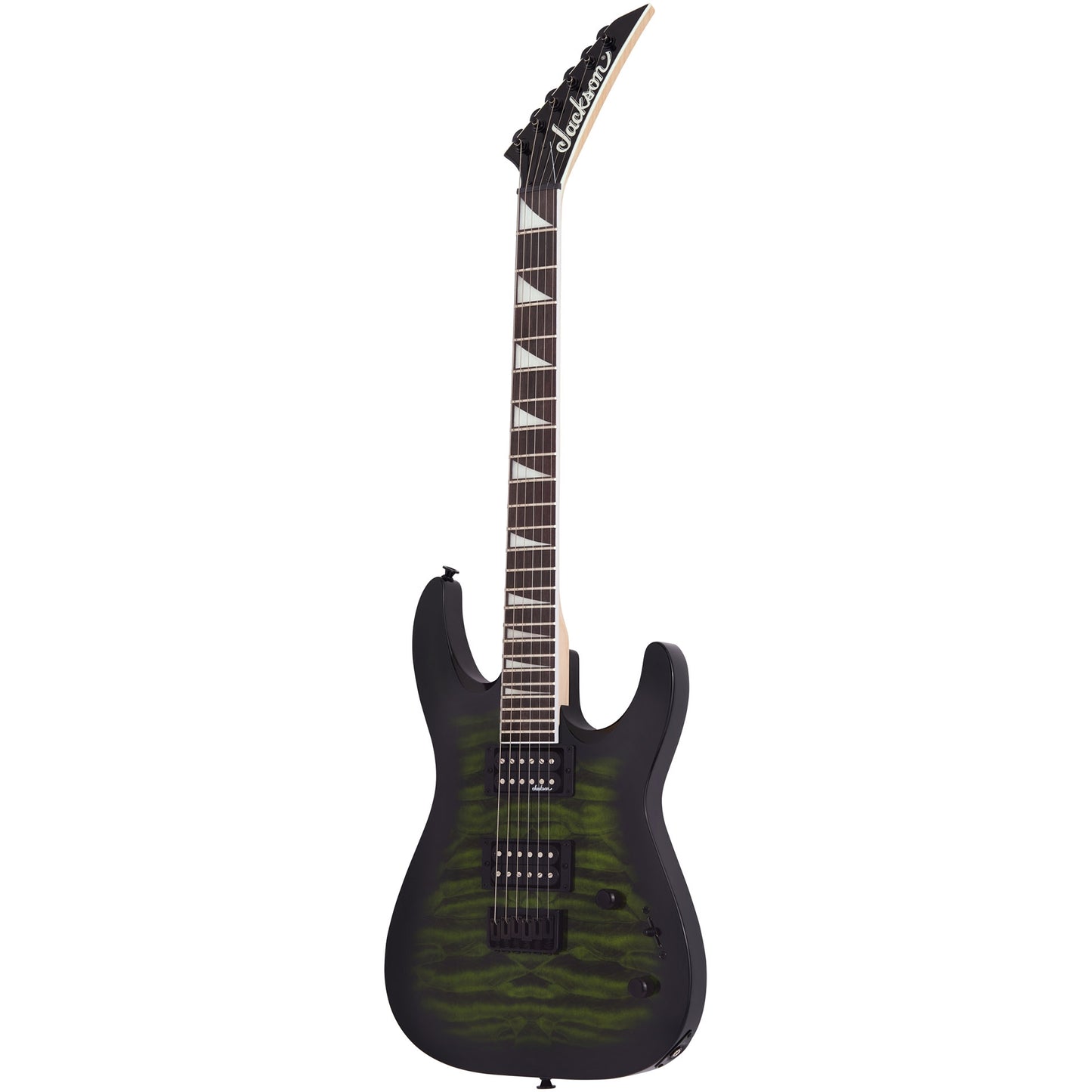 Jackson JS Series Dinky® JS32Q DKA HT Electric Guitar, Transparent Green Burst