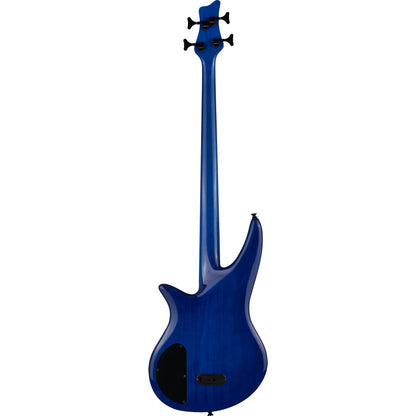 Jackson X Series Spectra Bass SBXQ IV Bass Guitar, Amber Blue Burst