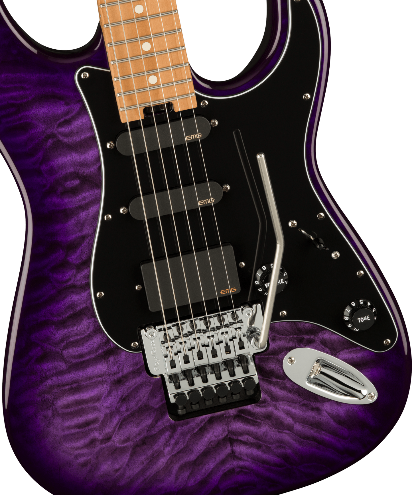 Charvel Marco Sfogli Signature Pro-Mod So-Cal Style 1 HSS FR CM QM Purple Burst