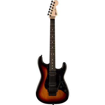 Charvel Pro-Mod So-Cal Style 1 HH FR E - Ebony Fingerboard, Three-Tone Sunburst