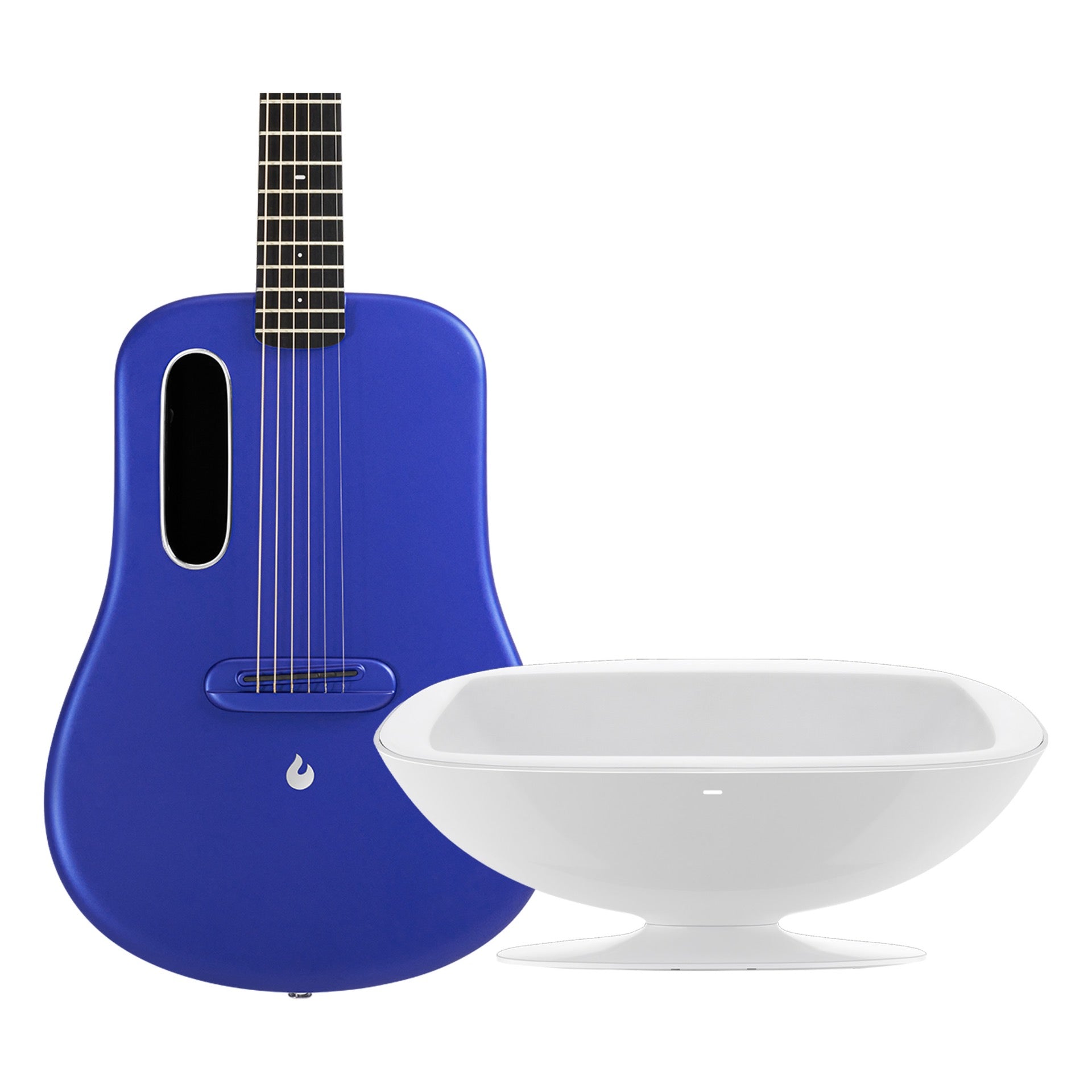 Lava Music Lava ME 3 36” Smart Guitar in Blue w/ Space Bag – Alto