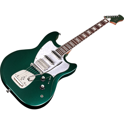 Guild Surfliner Deluxe Newark St. Electric Guitar, Evergreen Metallic