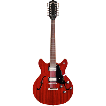 Guild Starfire I-12 12-String Newark St. Electric Guitar, Cherry Red