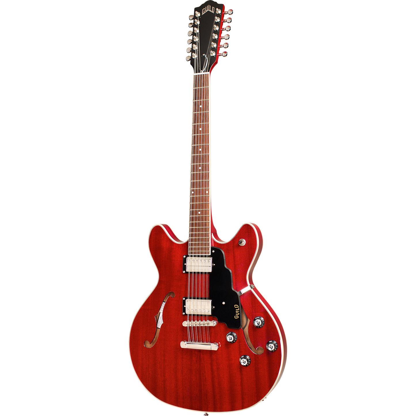 Guild Starfire I-12 12-String Newark St. Electric Guitar, Cherry Red