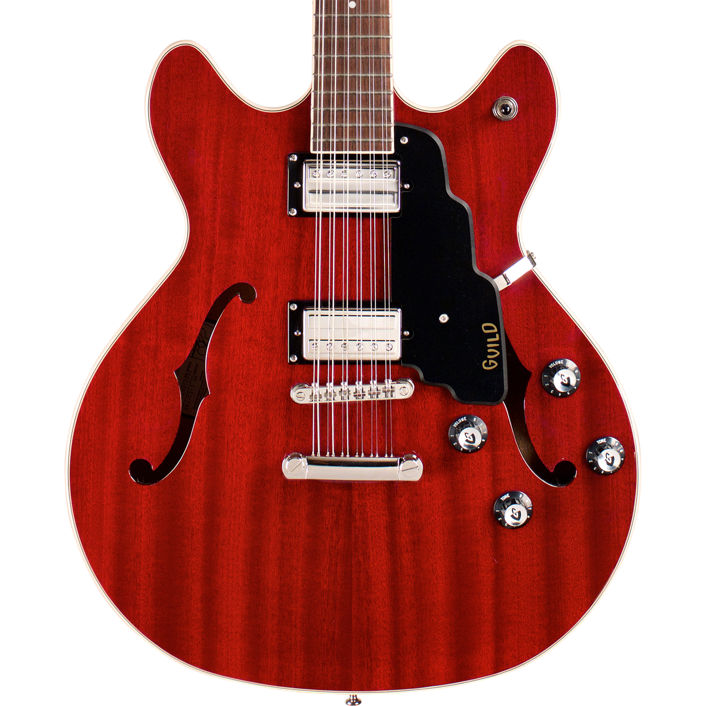 Guild Starfire I-12 12-String Newark St. Electric Guitar, Cherry Red