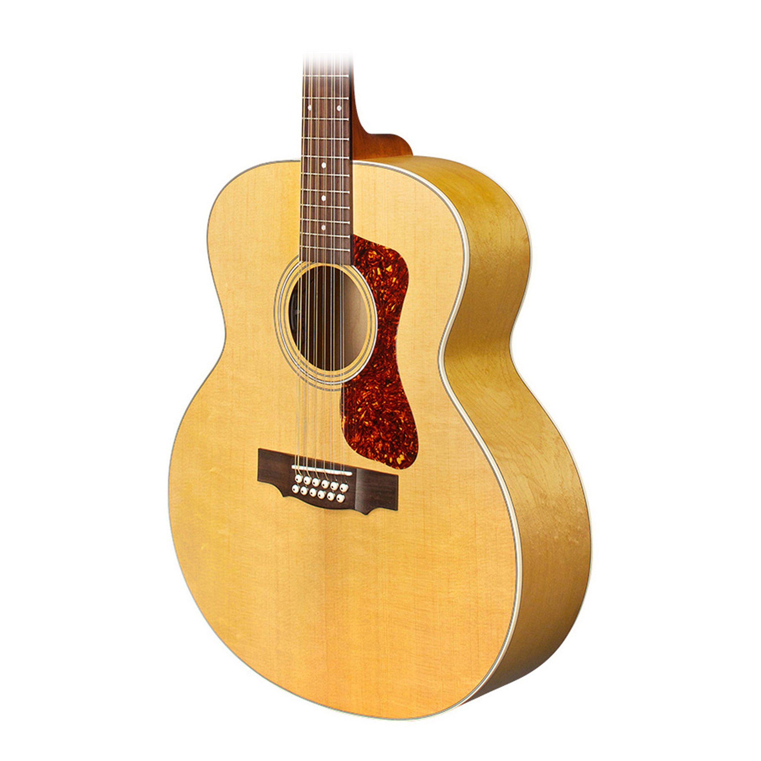 Guild F2512E Arched Back 12-String Jumbo Acoustic Electric Guitar with Gig  Bag (3833614821)