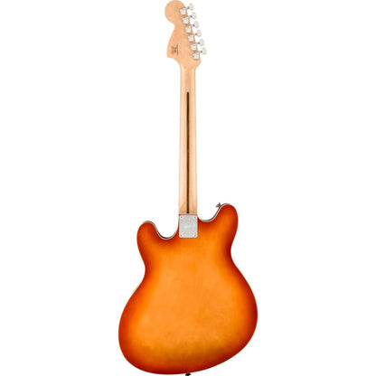 Squier Affinity Series Starcaster Deluxe Semi-Hollowbody - Maple Fingerboard, Sienna Sunburst