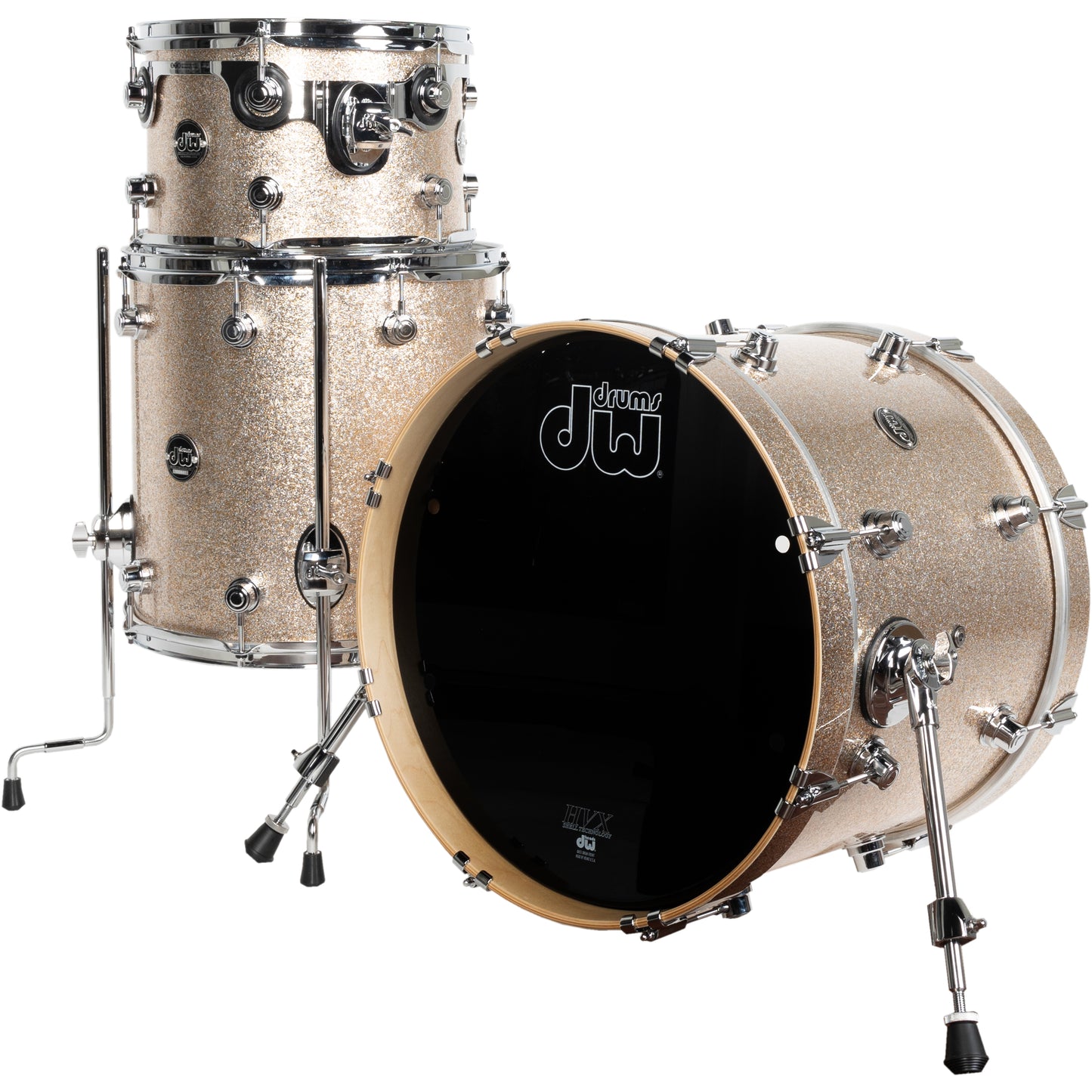 Drum Workshop Performance Series 3-Piece Shell Kit - Bermuda Sparkle