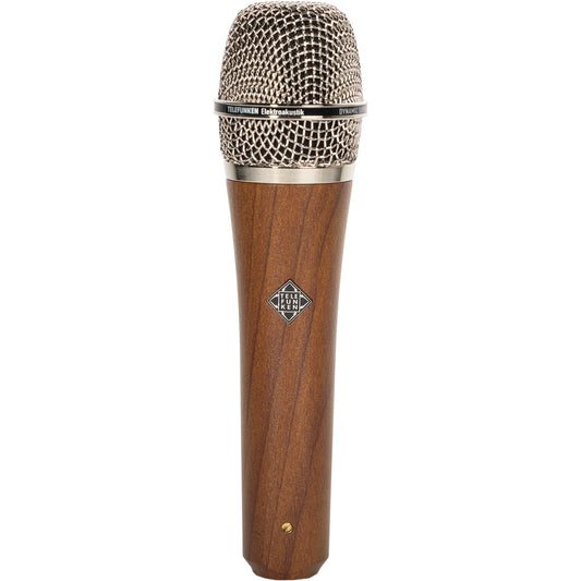 Telefunken M80 Supercardioid Dynamic Handheld Vocal Microphone, Cherry Dark Wood