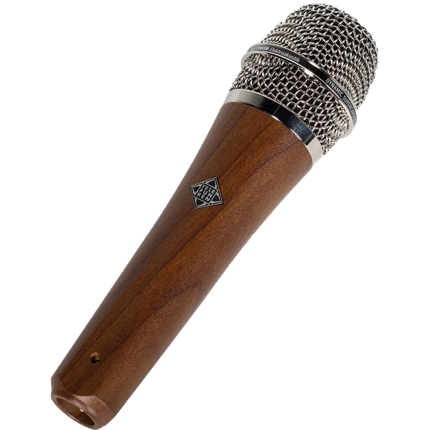 Telefunken M80 Supercardioid Dynamic Handheld Vocal Microphone, Cherry Dark Wood