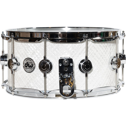 Drum Workshop Collectors Series 6.5x14 Snare Drum - White Crystal