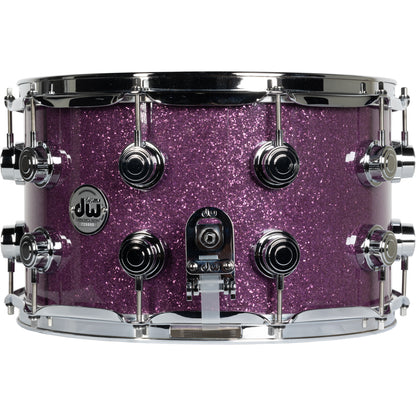 Drum Workshop Collectors Series 8x14 Snare Drum - Purple Glass