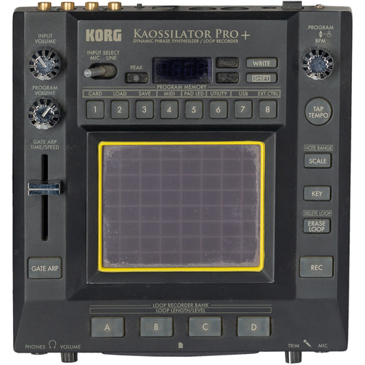 Korg Kaossilator Pro+ Dynamic Phrase Synthesizer and Loop Recorder
