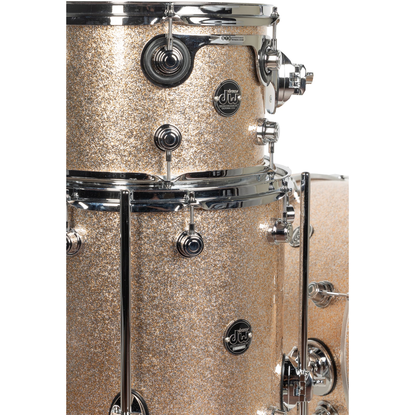 Drum Workshop Performance Series 3-Piece Shell Kit - Bermuda Sparkle