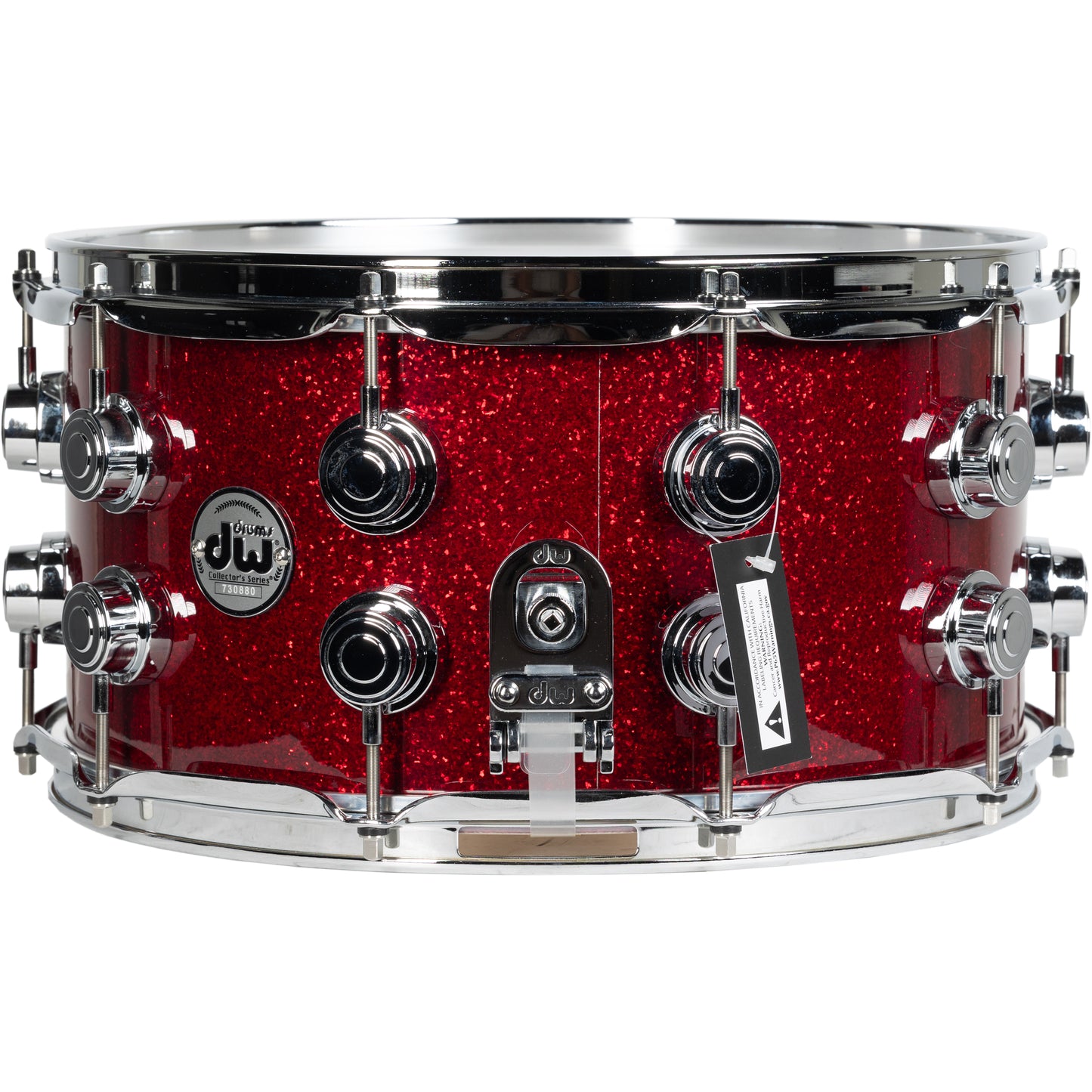 Drum Workshop Collectors Series 7x14 Snare Drum - Ruby Glass