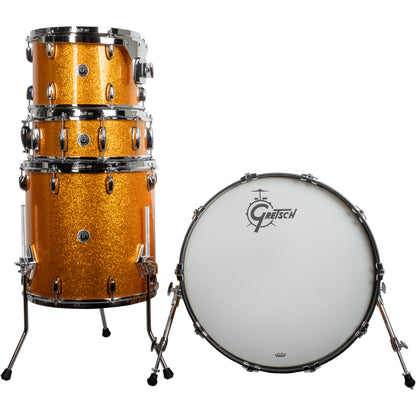 Gretsch Brooklyn Series 4-Piece Shell Kit - Gold Sparkle