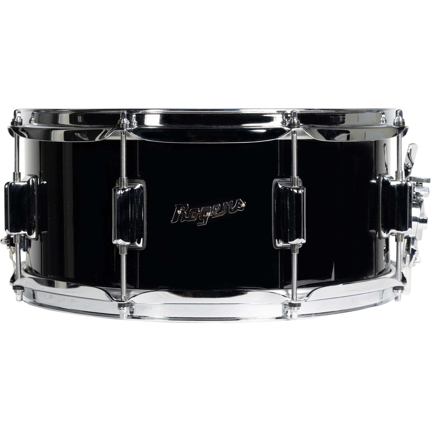 Rogers Powertone Series 6.5x14 Snare Drum - Black Lacquer