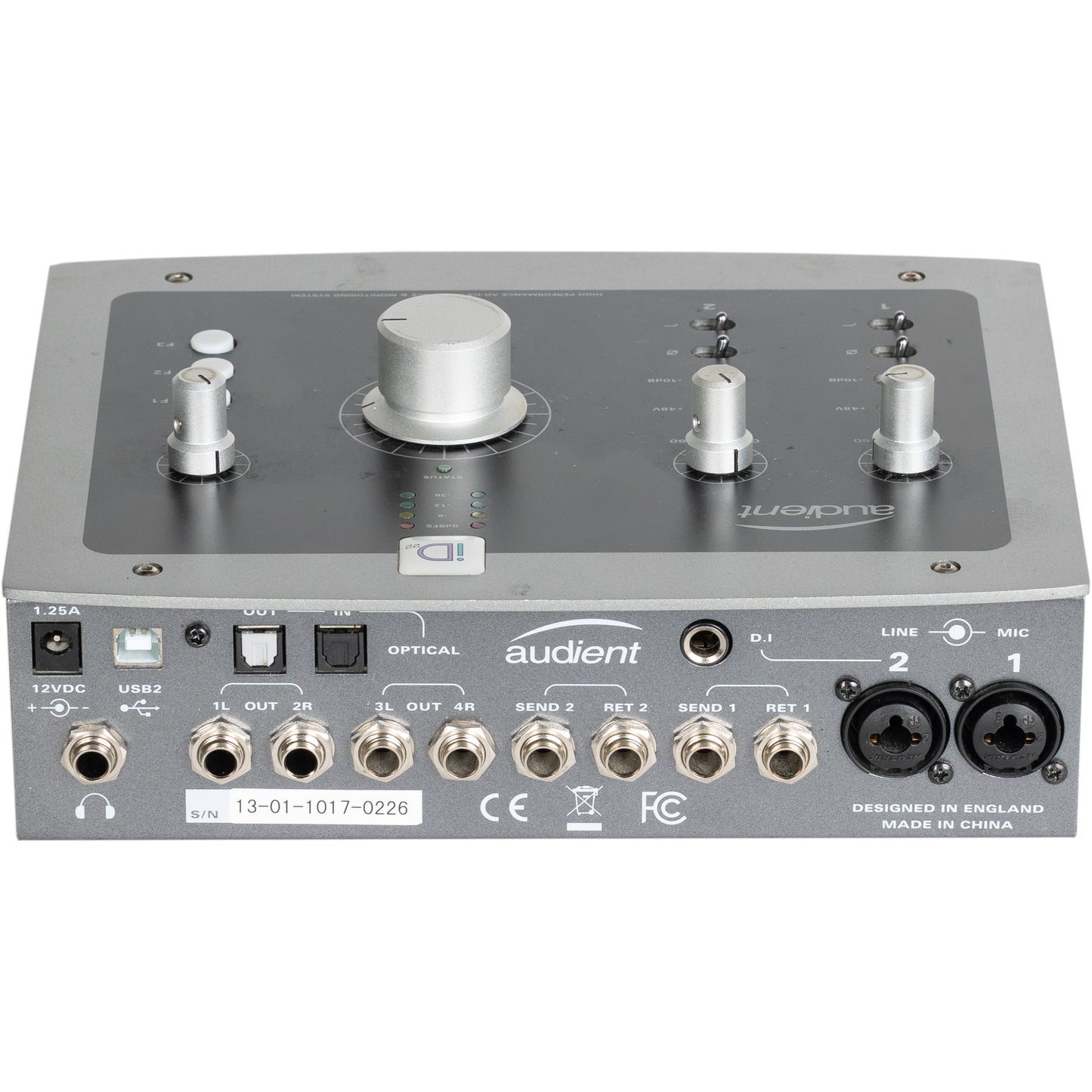 Audient iD22 High Performance AD/DA Interface & Monitoring System