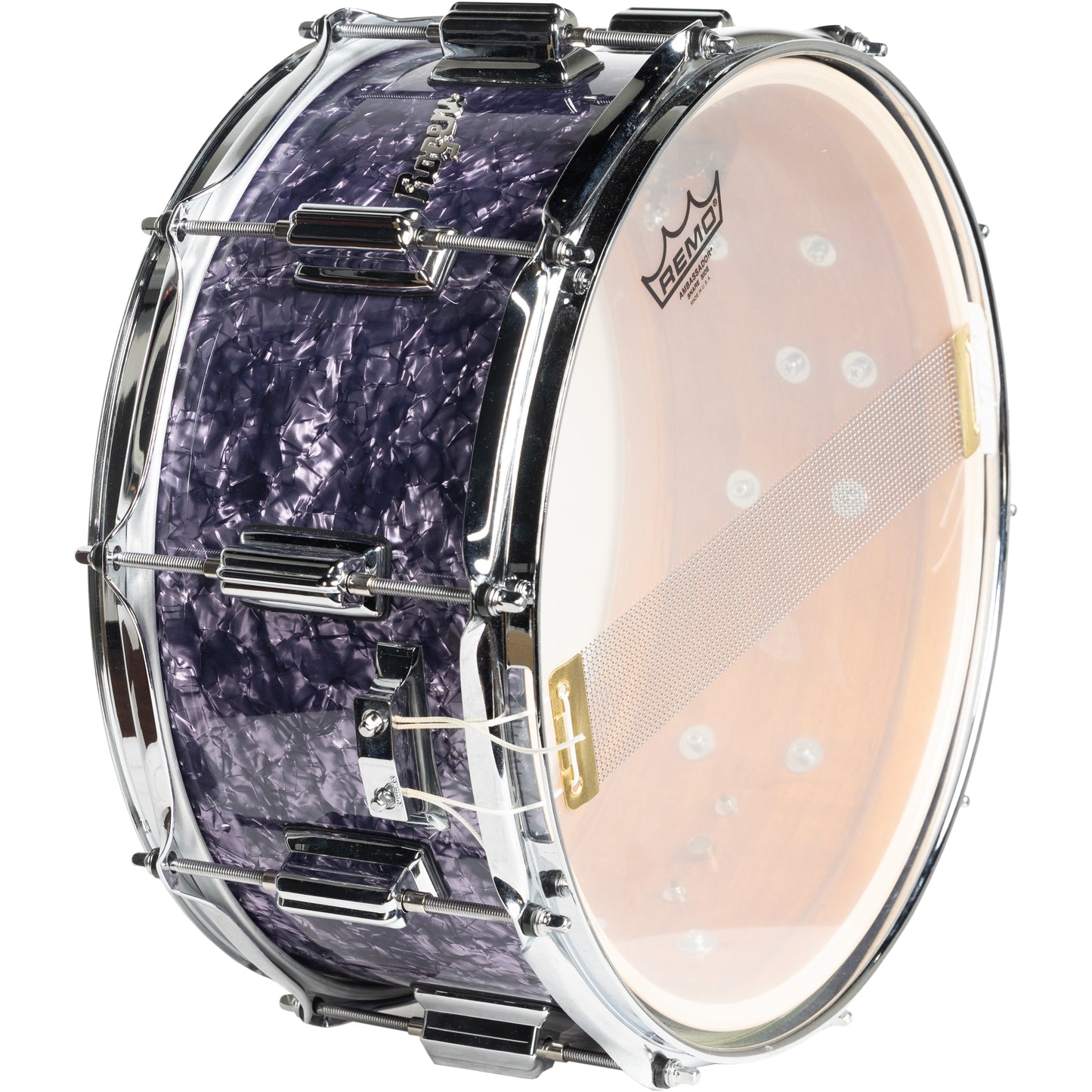 Rogers Super Ten Dynasonic 6.5x14 Snare Drum - Purple Diamond Pearl